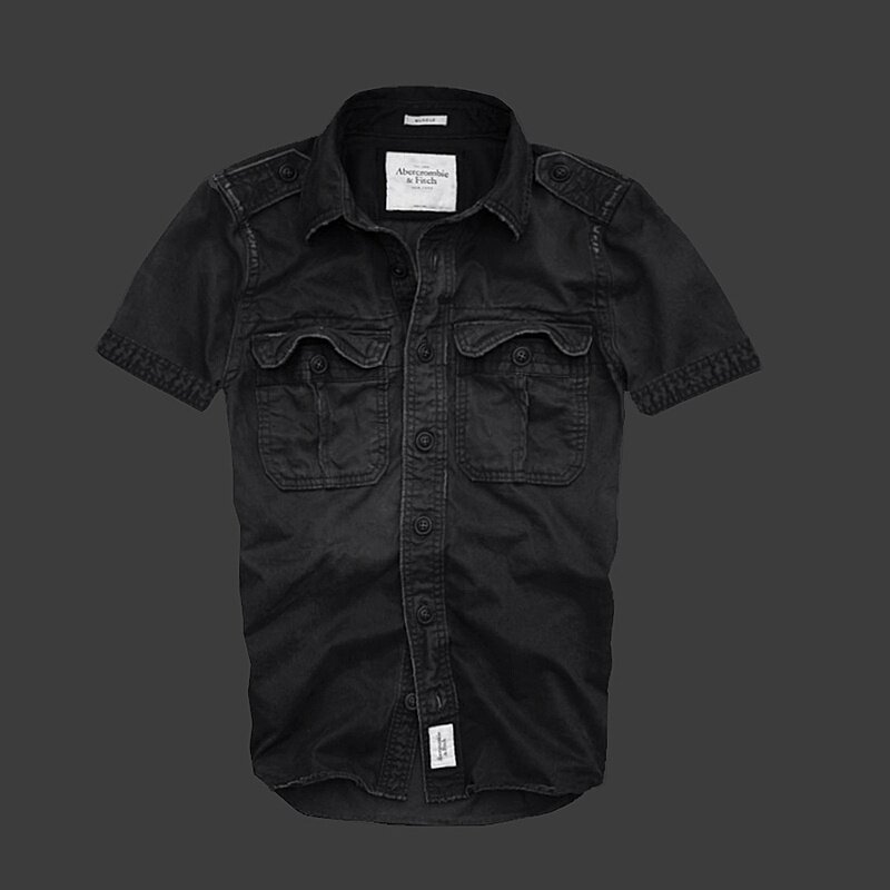 Abercrombie Homme 3385 Washed Short Chemises