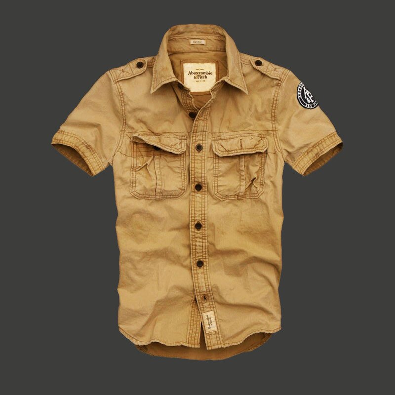 Abercrombie Homme 3388 Washed Short Chemises