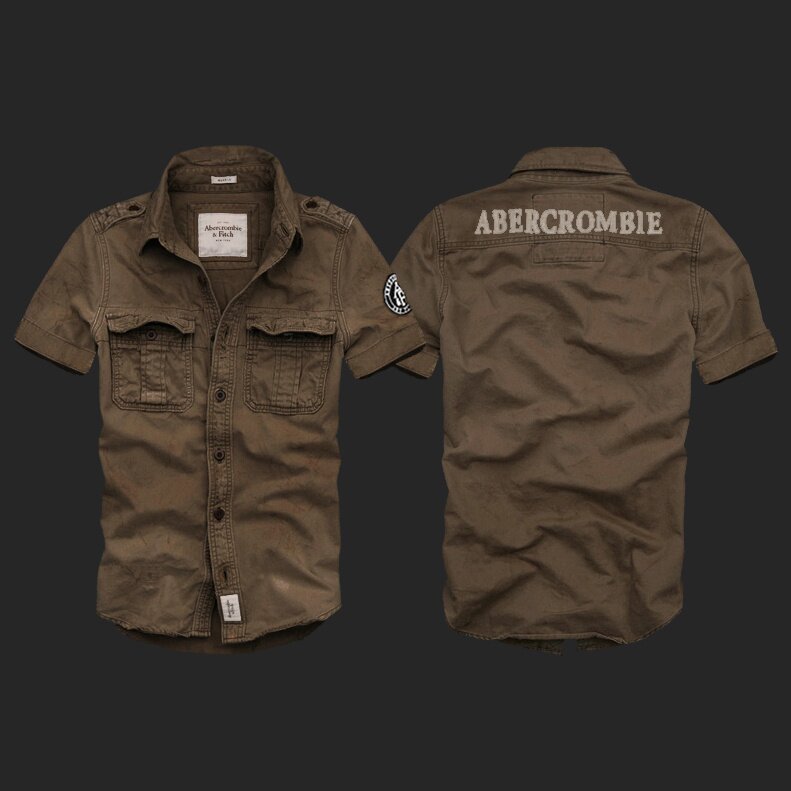 Abercrombie Homme 3422 Washed Short Chemises