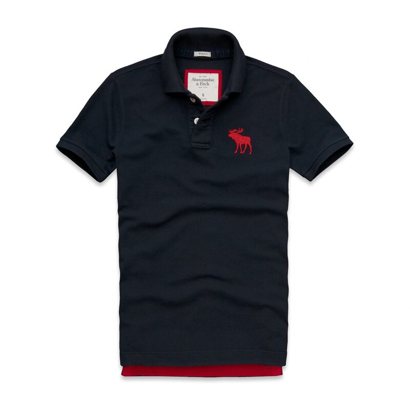 Abercrombie Homme 3199 Polo Court Tees vêtements Outlet
