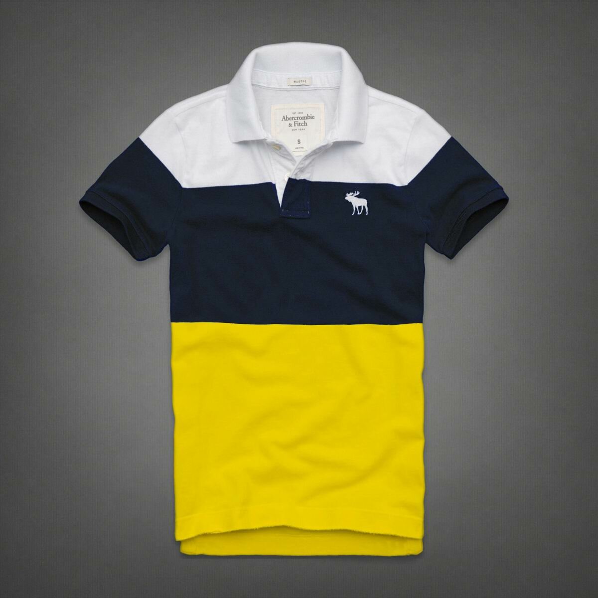 Abercrombie Homme 3221 Polo Court Tees vêtements Outlet