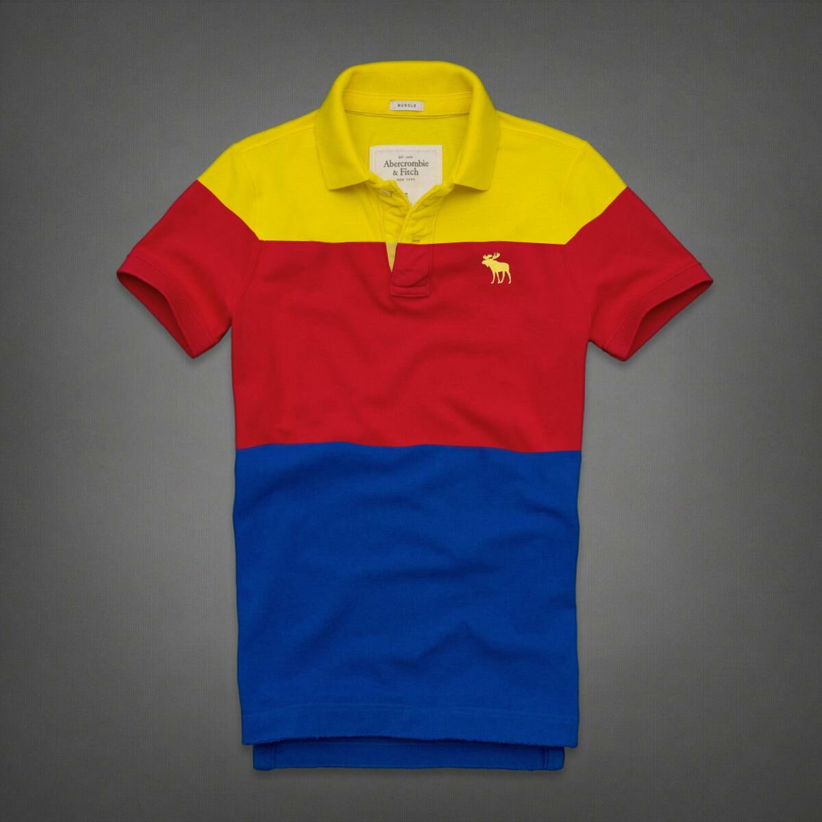 Abercrombie Homme 3225 Polo Court Tees vêtements Outlet