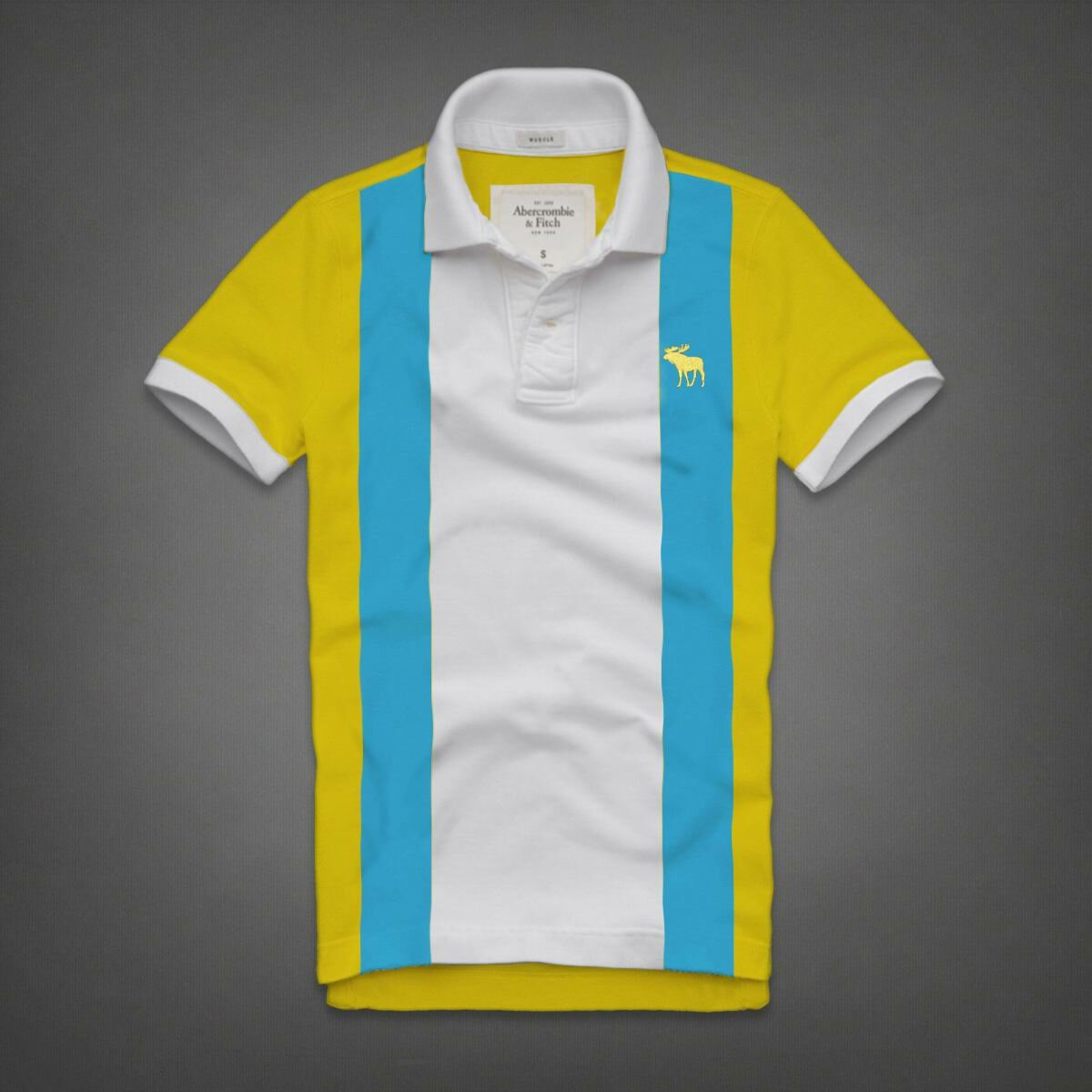 Abercrombie Homme 3249 Polo Court Tees vêtements Outlet
