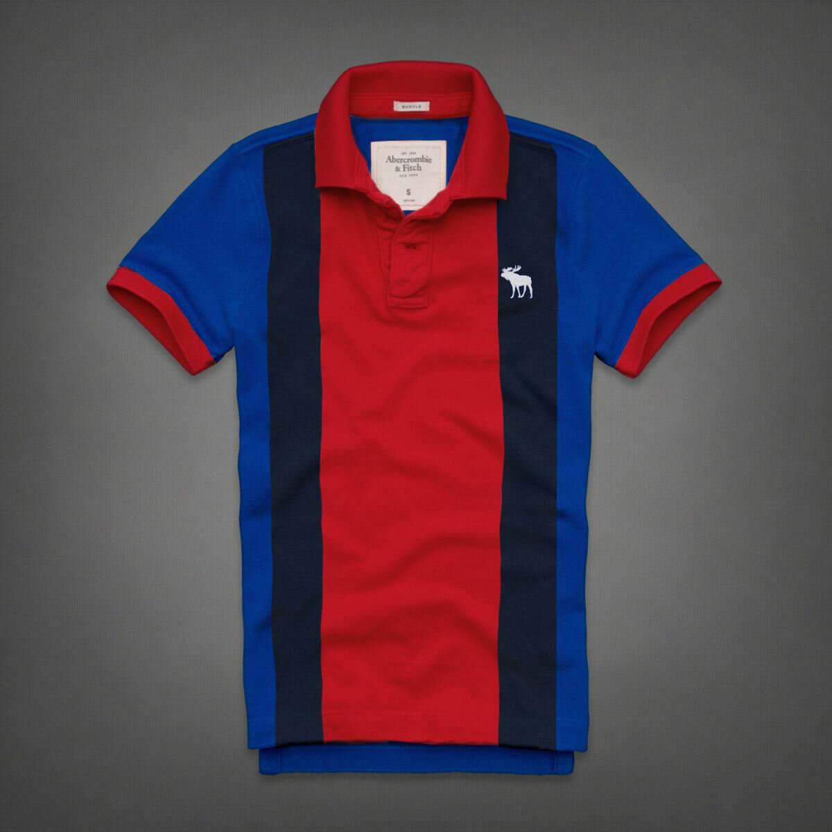 Abercrombie Homme 3253 Polo Court Tees vêtements Outlet