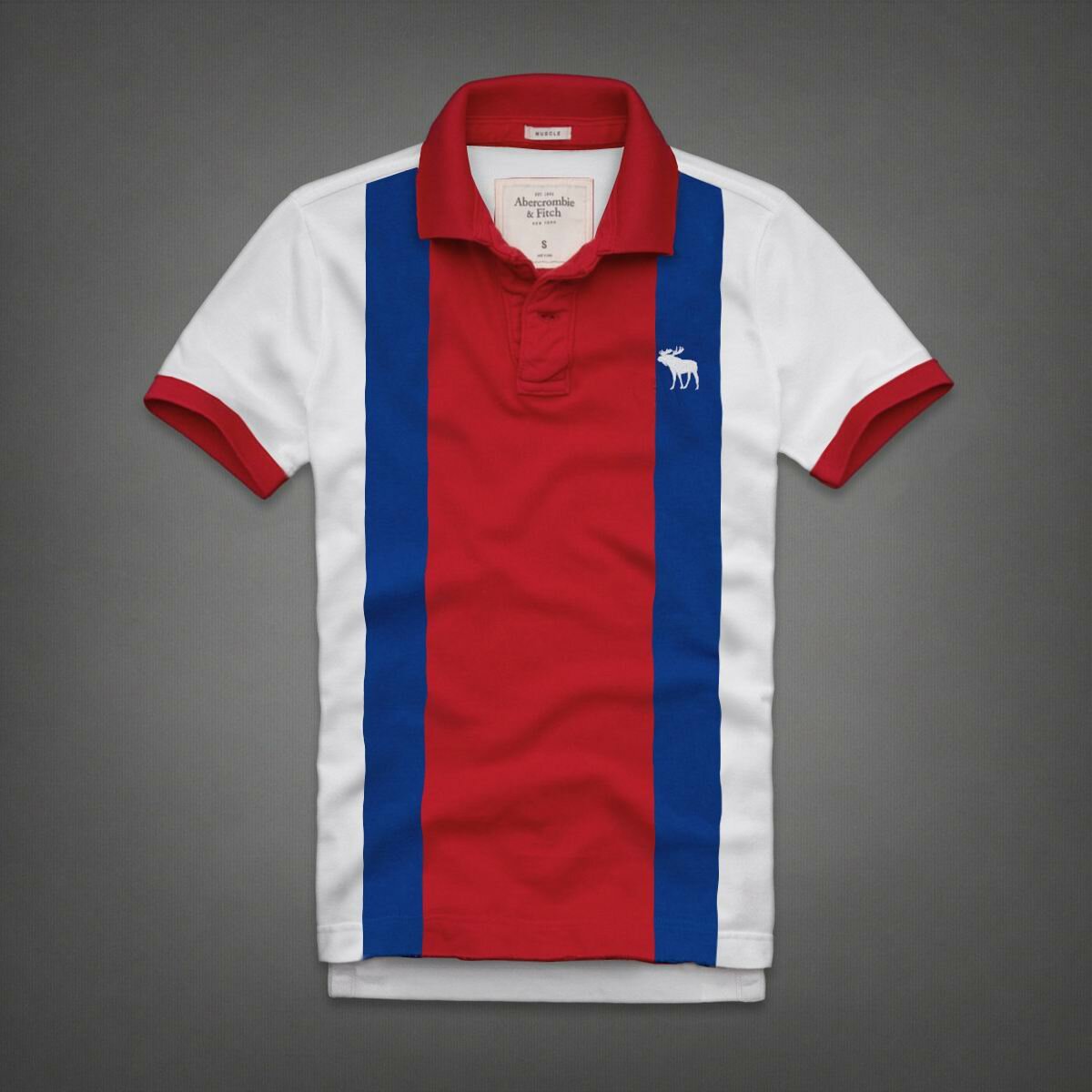 Abercrombie Homme 3254 Polo Court Tees vêtements Outlet