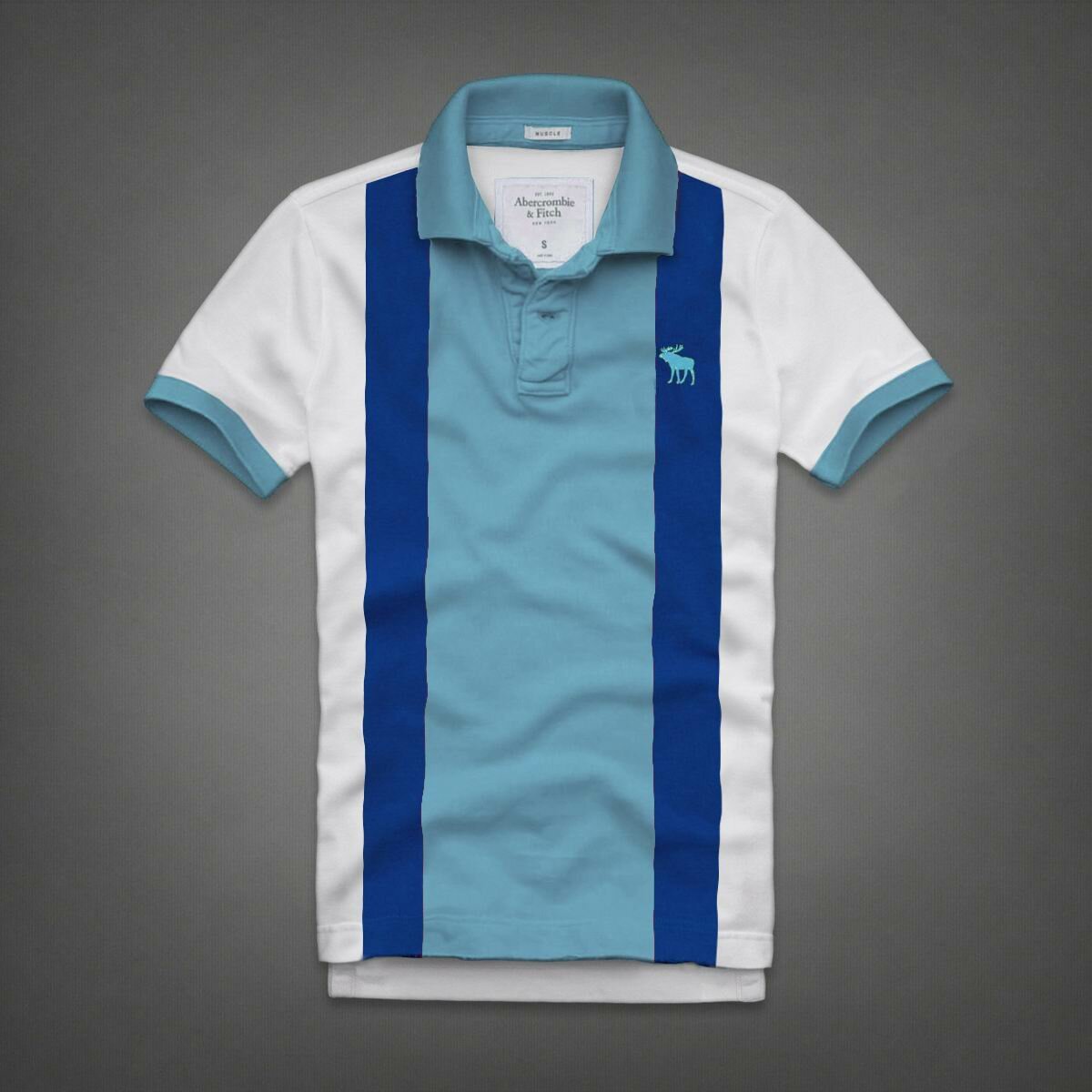 Abercrombie Homme 3258 Polo Court Tees vêtements Outlet