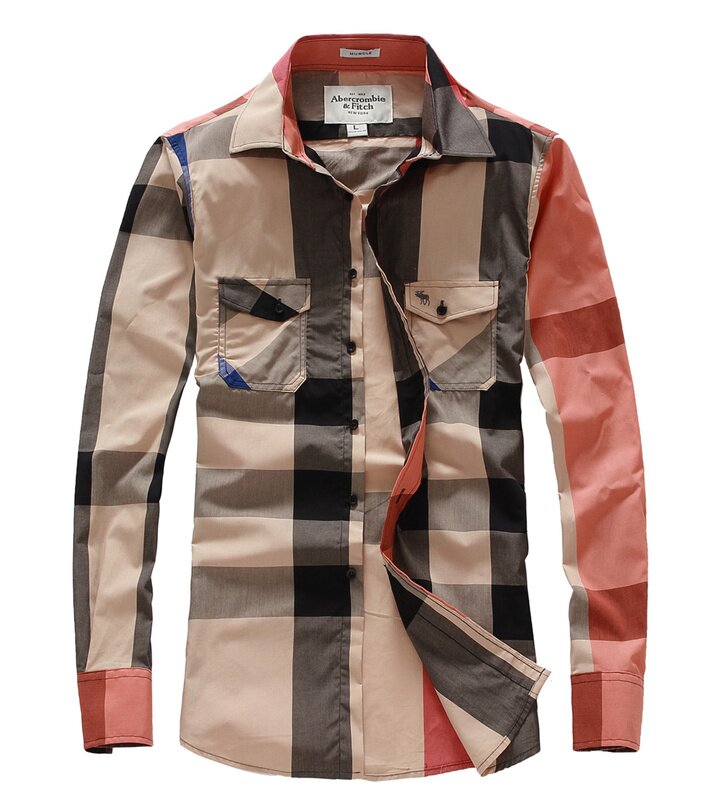 Abercrombie Fitch Homme 2294 Washed Long Chemises