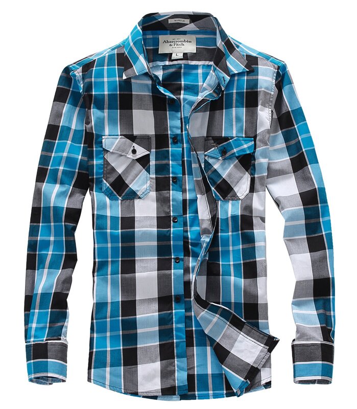 Abercrombie Fitch Homme 2296 Washed Long Chemises