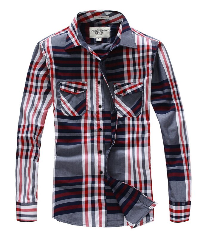 Abercrombie Fitch Homme 2298 Washed Long Chemises