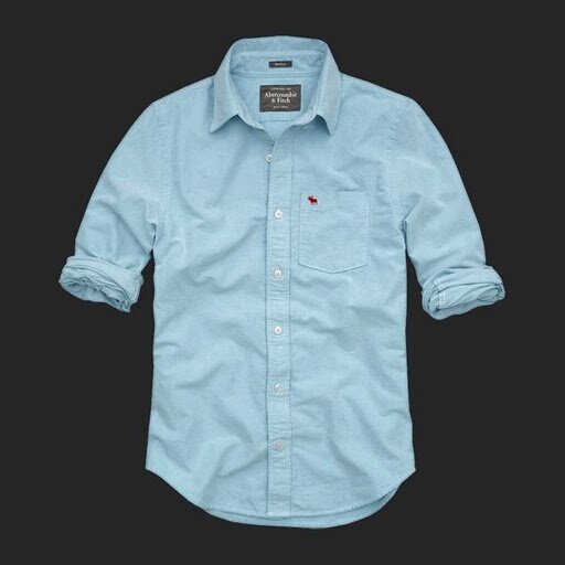 Abercrombie Fitch Homme 2299 Washed Long Chemises