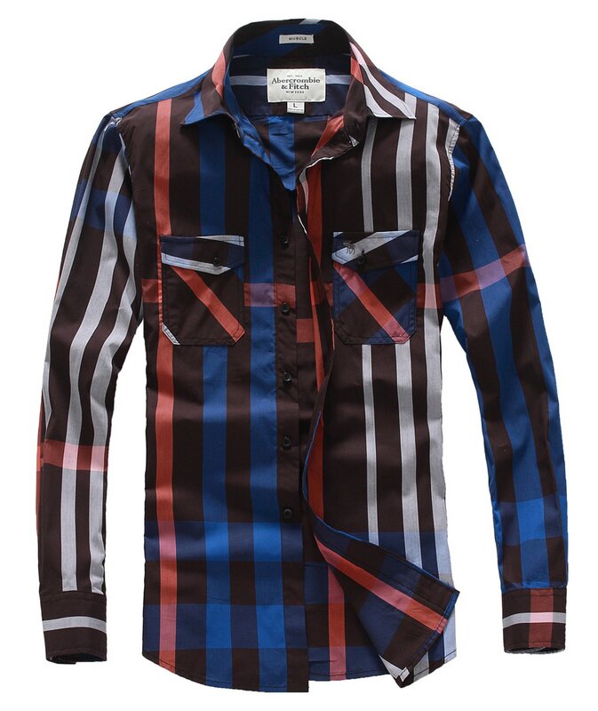 Abercrombie Fitch Homme 2300 Washed Long Chemises