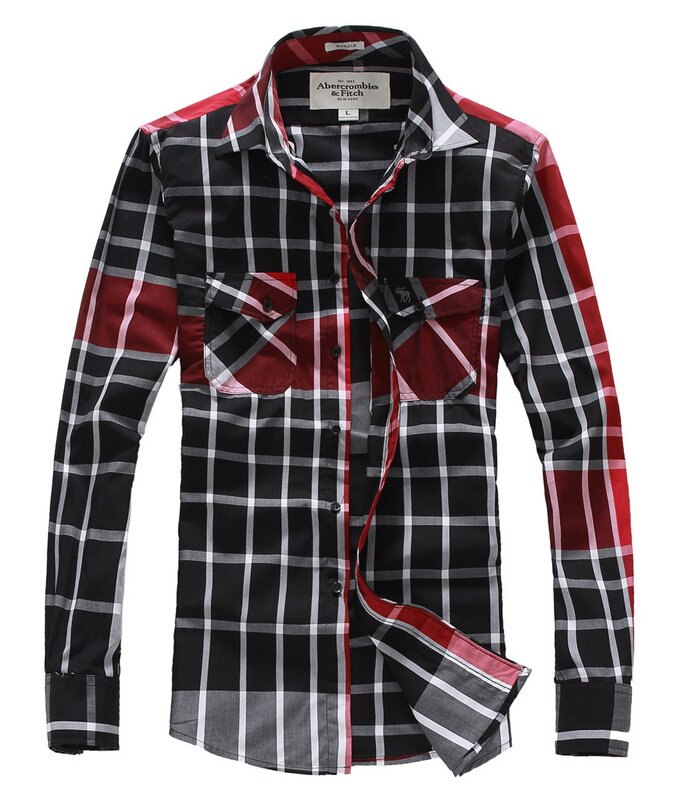 Abercrombie Fitch Homme 2302 Washed Long Chemises