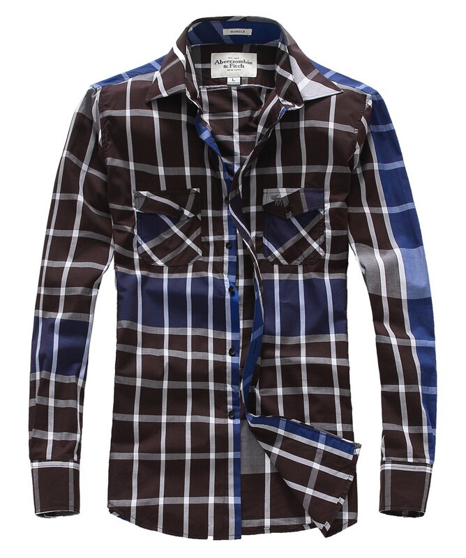 Abercrombie Fitch Homme 2304 Washed Long Chemises