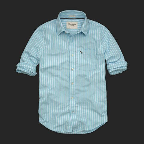 Abercrombie Fitch Homme 2318 Washed Long Chemises