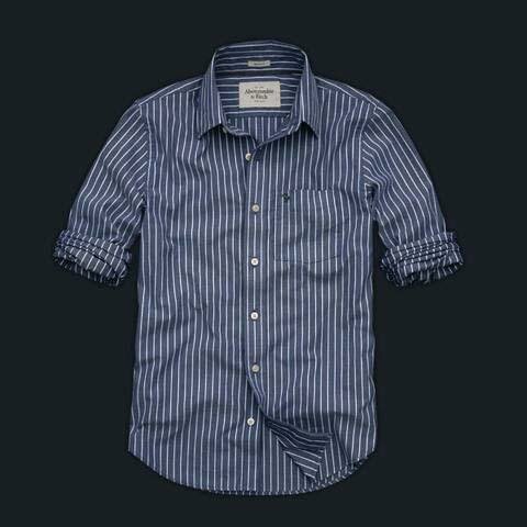 Abercrombie Fitch Homme 2320 Washed Long Chemises