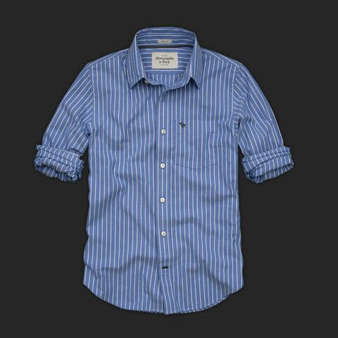 Abercrombie Fitch Homme 2321 Washed Long Chemises