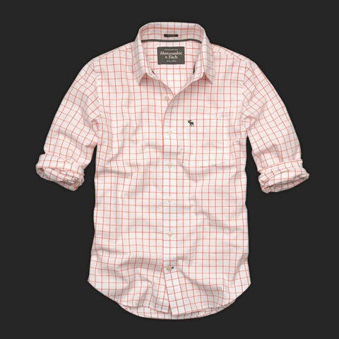 Abercrombie Fitch Homme 2323 Washed Long Chemises