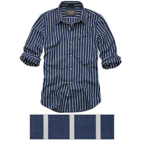 Abercrombie Fitch Homme 2326 Washed Long Chemises