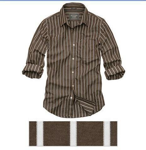 Abercrombie Fitch Homme 2327 Washed Long Chemises