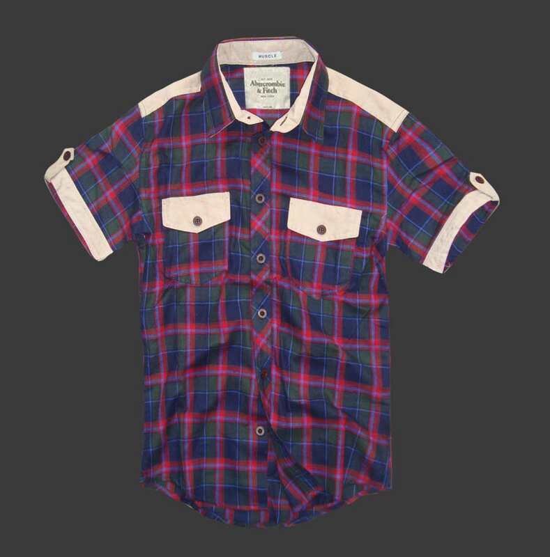 Abercrombie Fitch online Homme 1765 Plaid Chemises