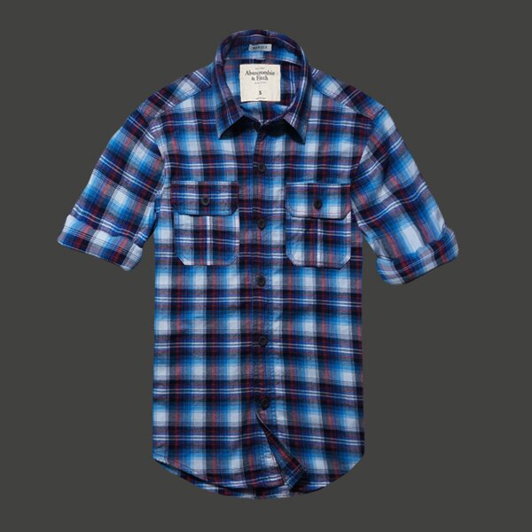 Abercrombie Fitch online Homme 1766 Plaid Chemises