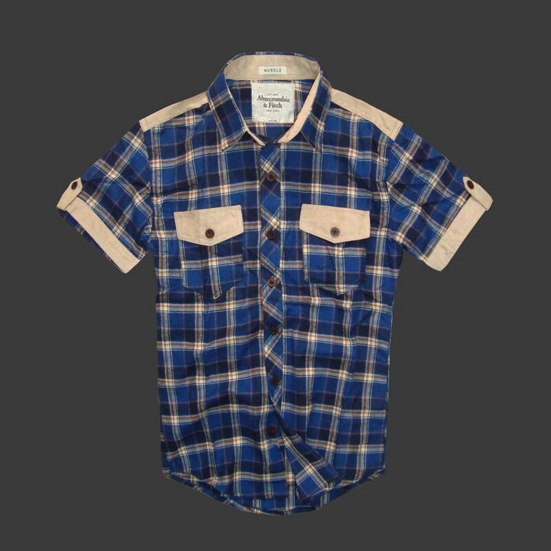 Abercrombie Fitch online Homme 1767 Plaid Chemises