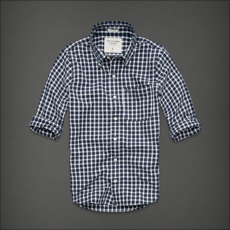 Abercrombie Fitch online Homme 1771 Plaid Chemises