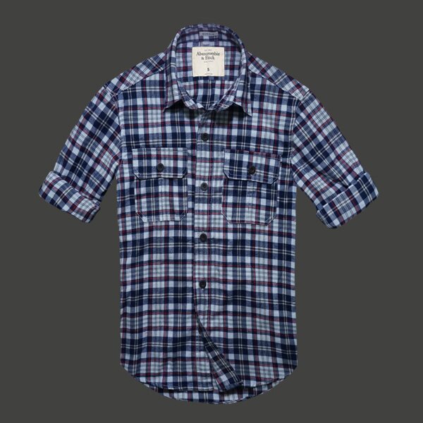 Abercrombie Fitch online Homme 1775 Plaid Chemises