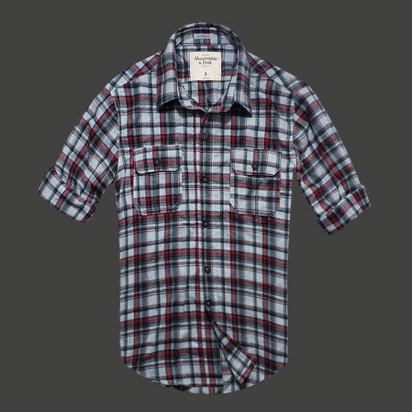 Abercrombie Fitch online Homme 1777 Plaid Chemises