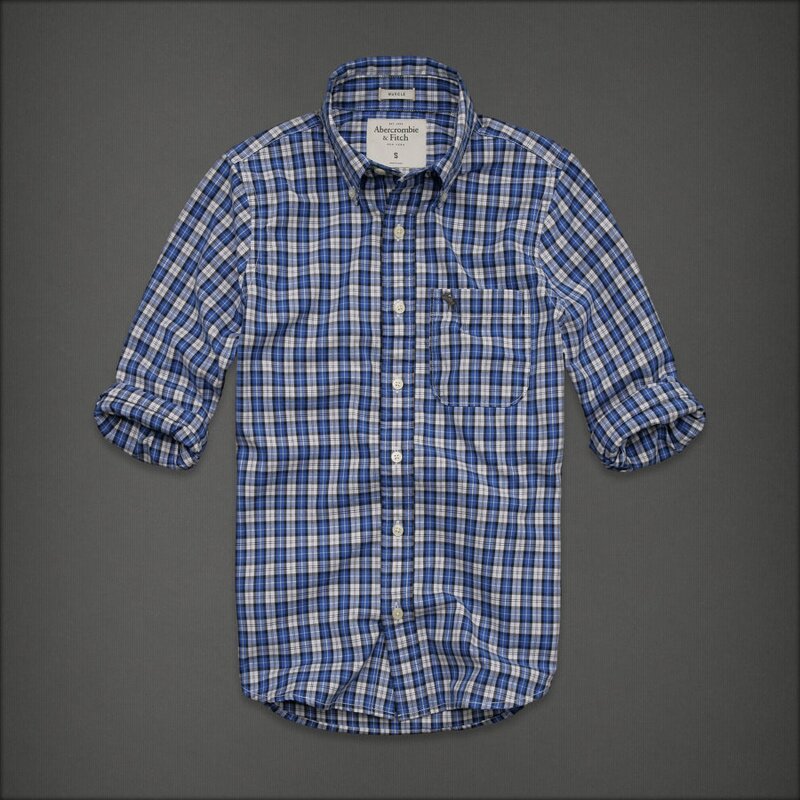 Abercrombie Fitch online Homme 1778 Plaid Chemises