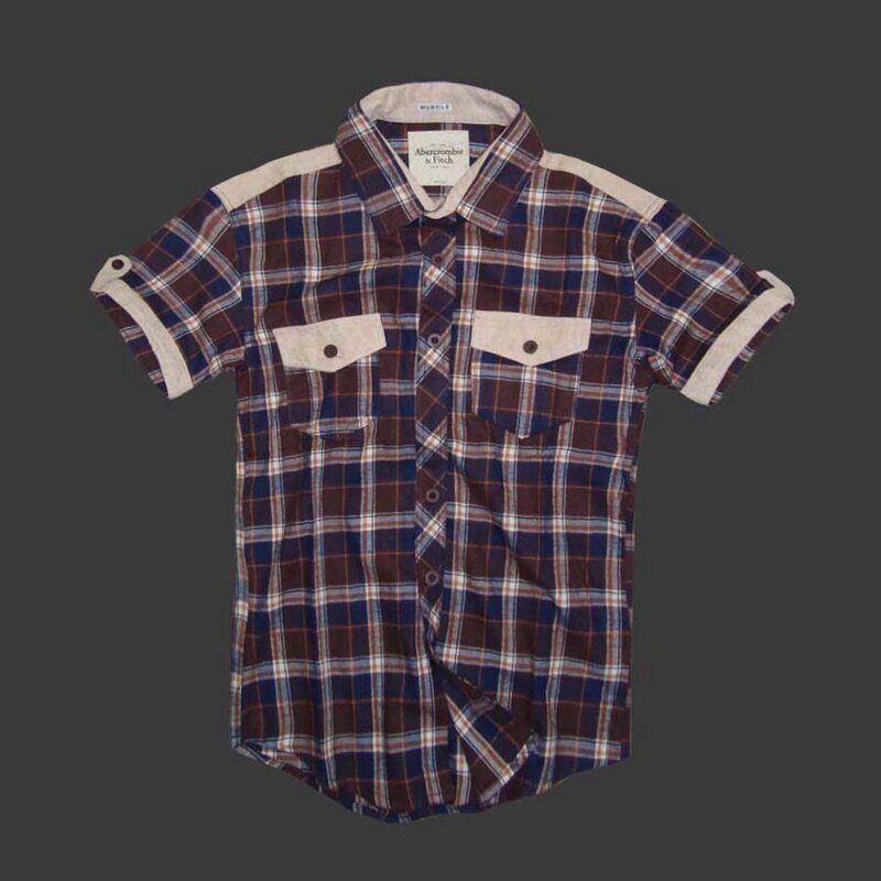 Abercrombie Fitch online Homme 1783 Plaid Chemises