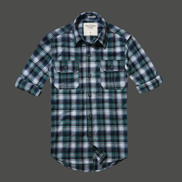 Abercrombie Fitch online Homme 1798 Plaid Chemises