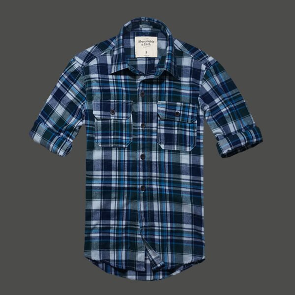 Abercrombie Fitch online Homme 1800 Plaid Chemises