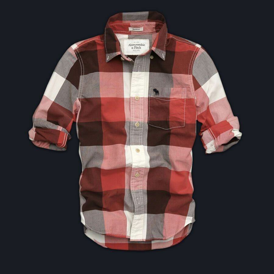Abercrombie Fitch online Homme 1810 Plaid Chemises