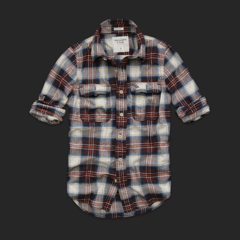 Abercrombie Fitch online Homme 1815 Plaid Chemises