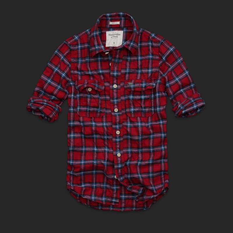 Abercrombie Fitch online Homme 1820 Plaid Chemises