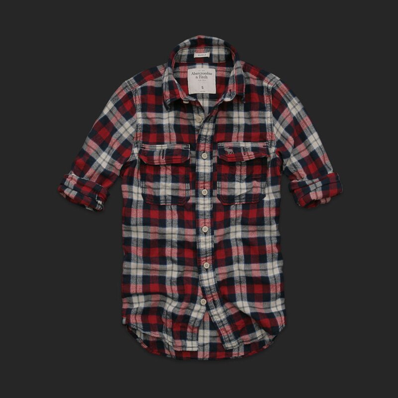 Abercrombie Fitch online Homme 1823 Plaid Chemises