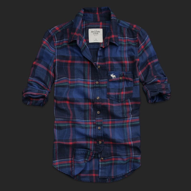 Abercrombie Fitch online Homme 1825 Plaid Chemises
