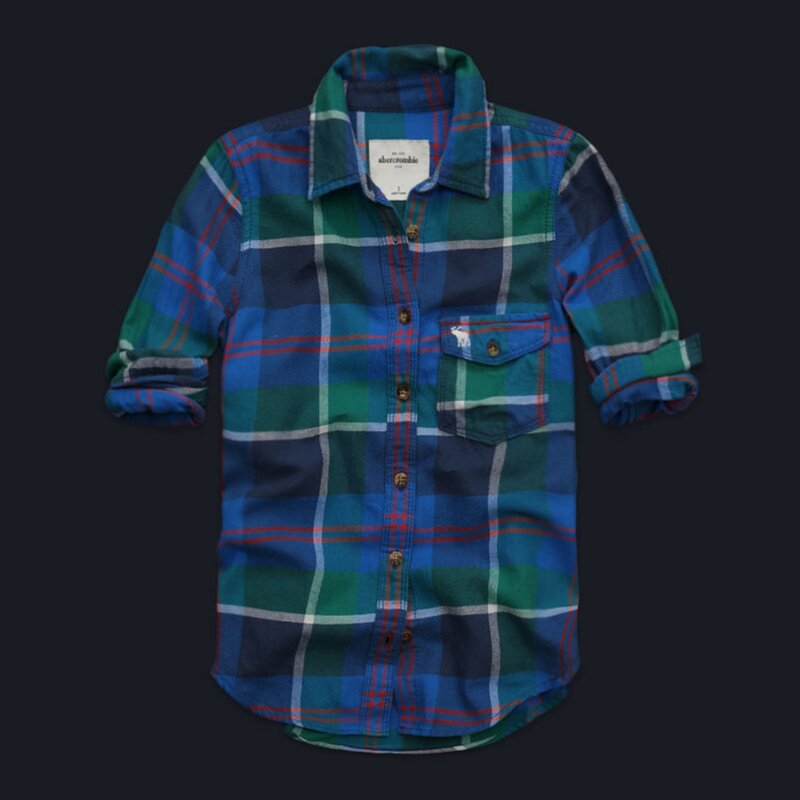 Abercrombie Fitch online Homme 1826 Plaid Chemises