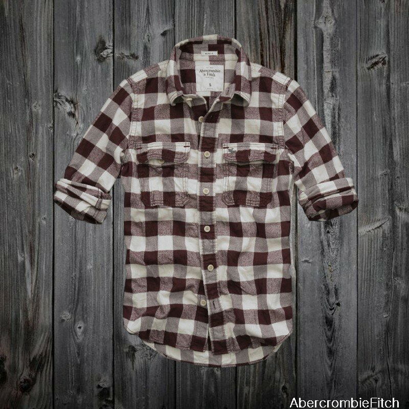 Abercrombie Fitch online Homme 1829 Plaid Chemises