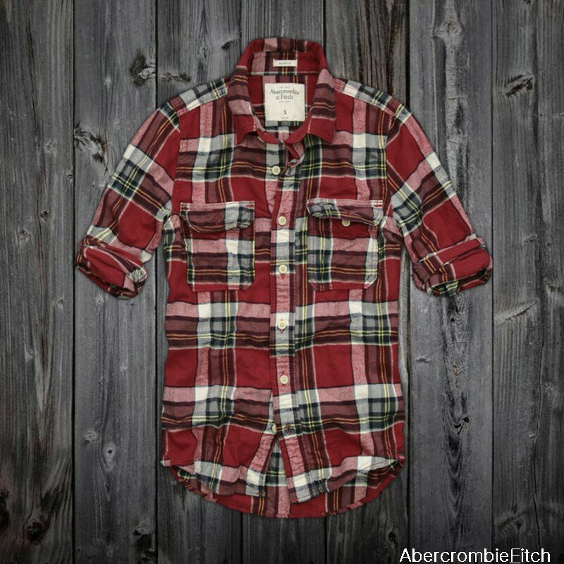 Abercrombie Fitch online Homme 1832 Plaid Chemises