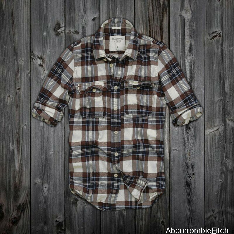 Abercrombie Fitch online Homme 1833 Plaid Chemises
