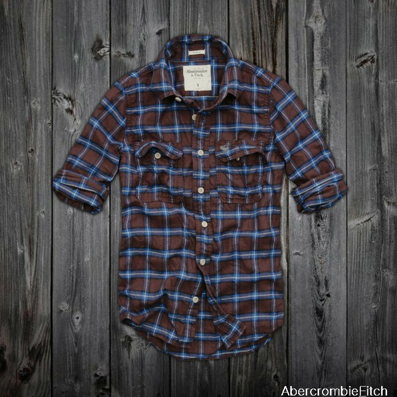 Abercrombie Fitch online Homme 1834 Plaid Chemises