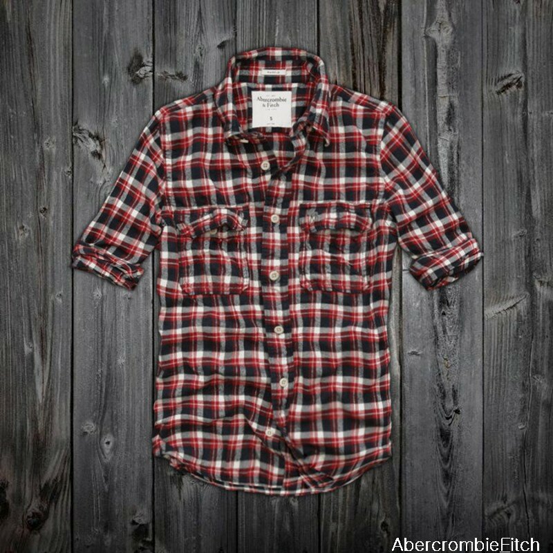 Abercrombie Fitch online Homme 1835 Plaid Chemises