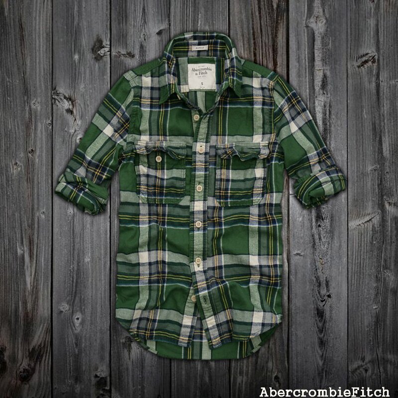 Abercrombie Fitch online Homme 1837 Plaid Chemises