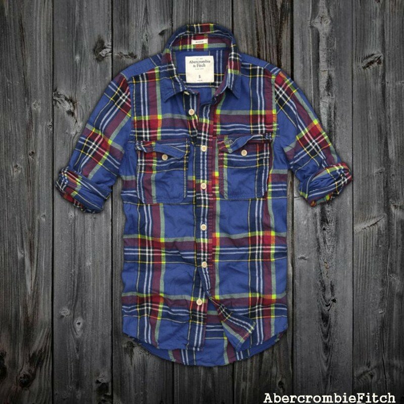 Abercrombie Fitch online Homme 1838 Plaid Chemises