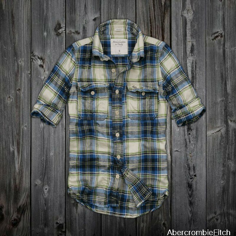 Abercrombie Fitch online Homme 1840 Plaid Chemises