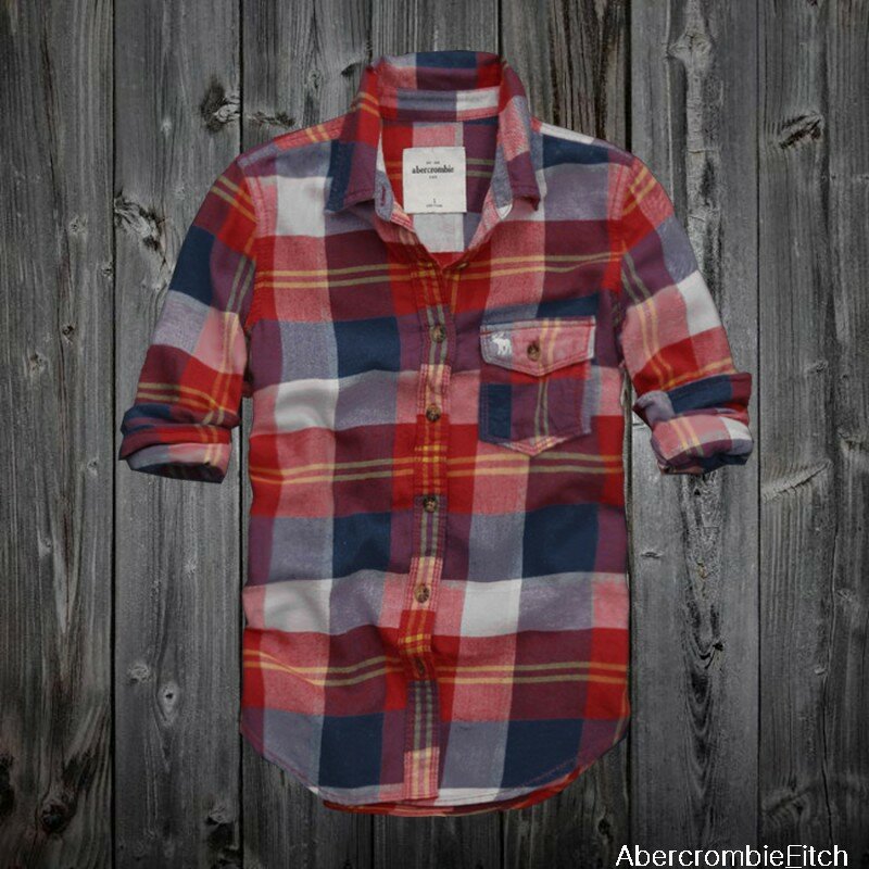 Abercrombie Fitch online Homme 1842 Plaid Chemises