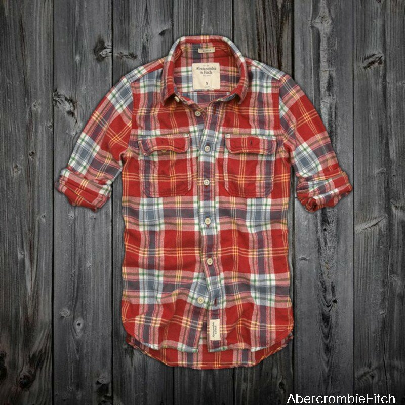 Abercrombie Fitch online Homme 1843 Plaid Chemises