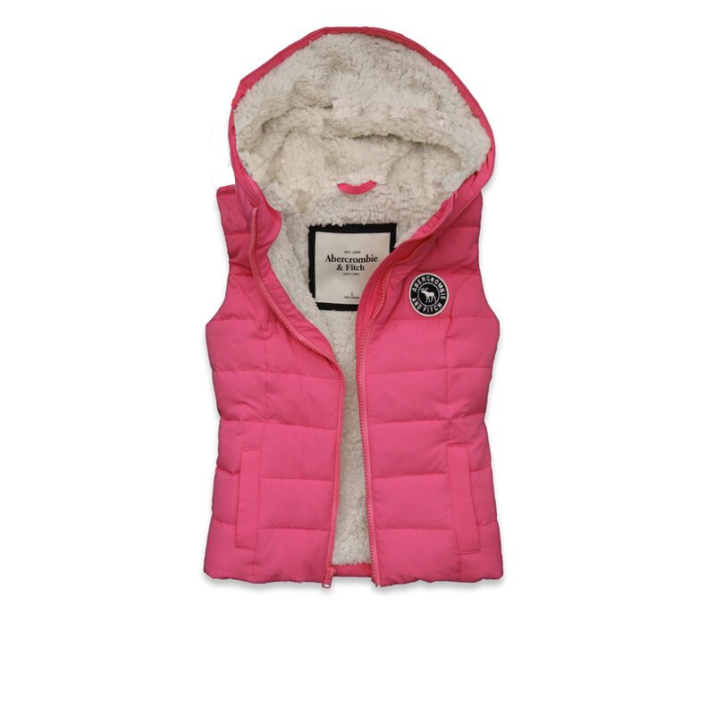 Abercrombie & Fitch Femme Doudounes sans manche rose 4065